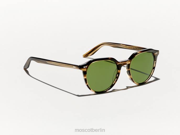Sonnenbrille 44ZR574 brauner Bambus Moscot Kitzel-Sonne