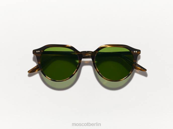Sonnenbrille 44ZR574 brauner Bambus Moscot Kitzel-Sonne