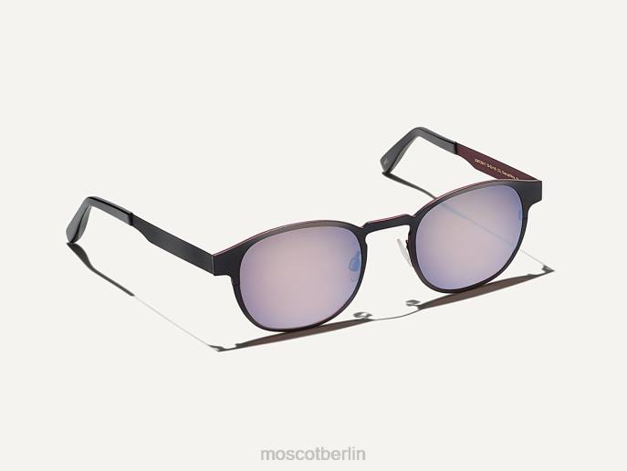 Sonnenbrille 44ZR593 Holzkohle/Wein Moscot Lemtosh-t Sonne