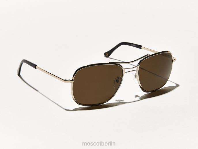 Sonnenbrille 44ZR598 Gold Moscot Heldische Sonne