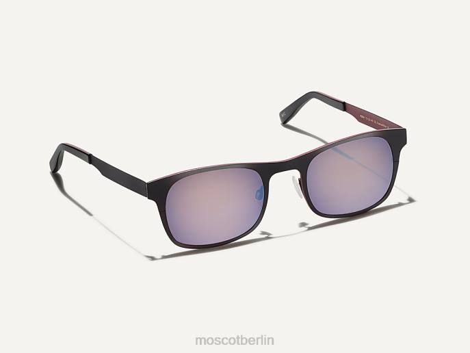Sonnenbrille 44ZR600 Holzkohle/Wein Moscot Nebb-t-Sonne