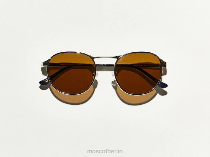 Sonnenbrille 44ZR603 rohes Gold Moscot graue Sonne